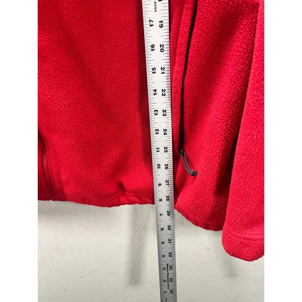 The North Face Khumba Fleece‎ Jacket Mens S Red Gray Warm Comfy Soft